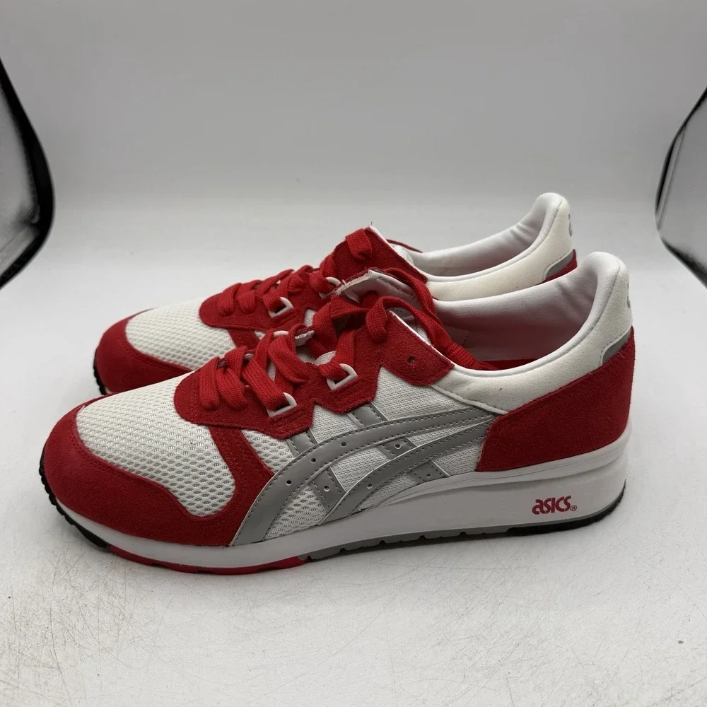 Asics Gel Epirus Shoes Mens Sz 10.5 White/Light Grey/Red Sneakers H413N 0113